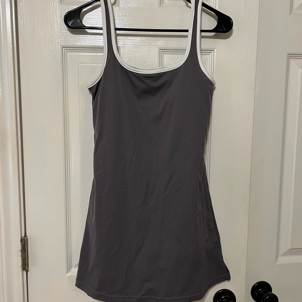 Gray Sleeveless Dress